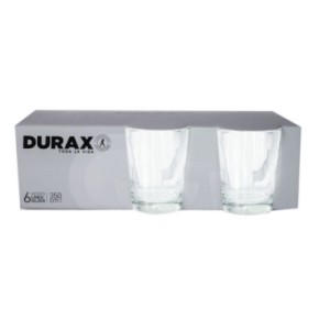DURAX PACK x 6 VASOS COCTEL 350cc